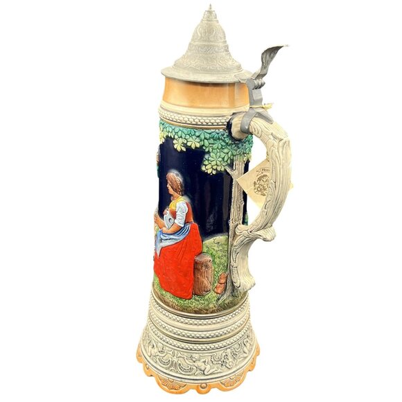 House Of Global Art West Germany Musical Traditional Handcrafted 16" Stein 3D - Picture 11 of 16